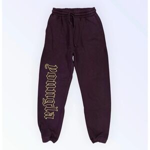 YoungLA Men's Embroidered Heavyweight Black and White Joggers Size SMALL
